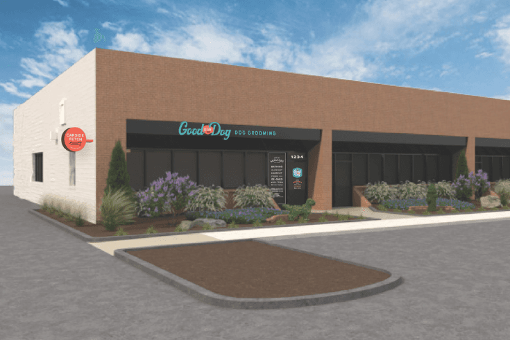 Good Clean Dog Brentwood grooming shop front entrance